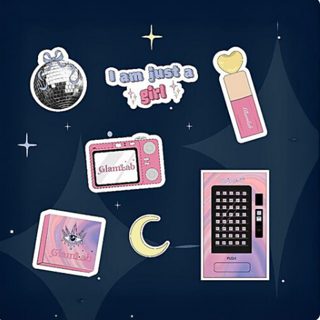 Stiker Glamlab
